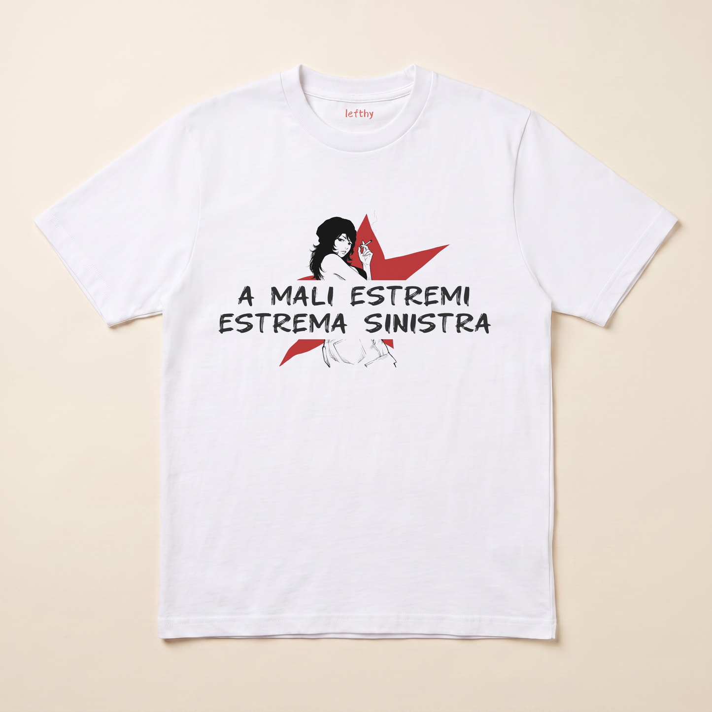 `a mali estremi estrema sinistra` unisex tee