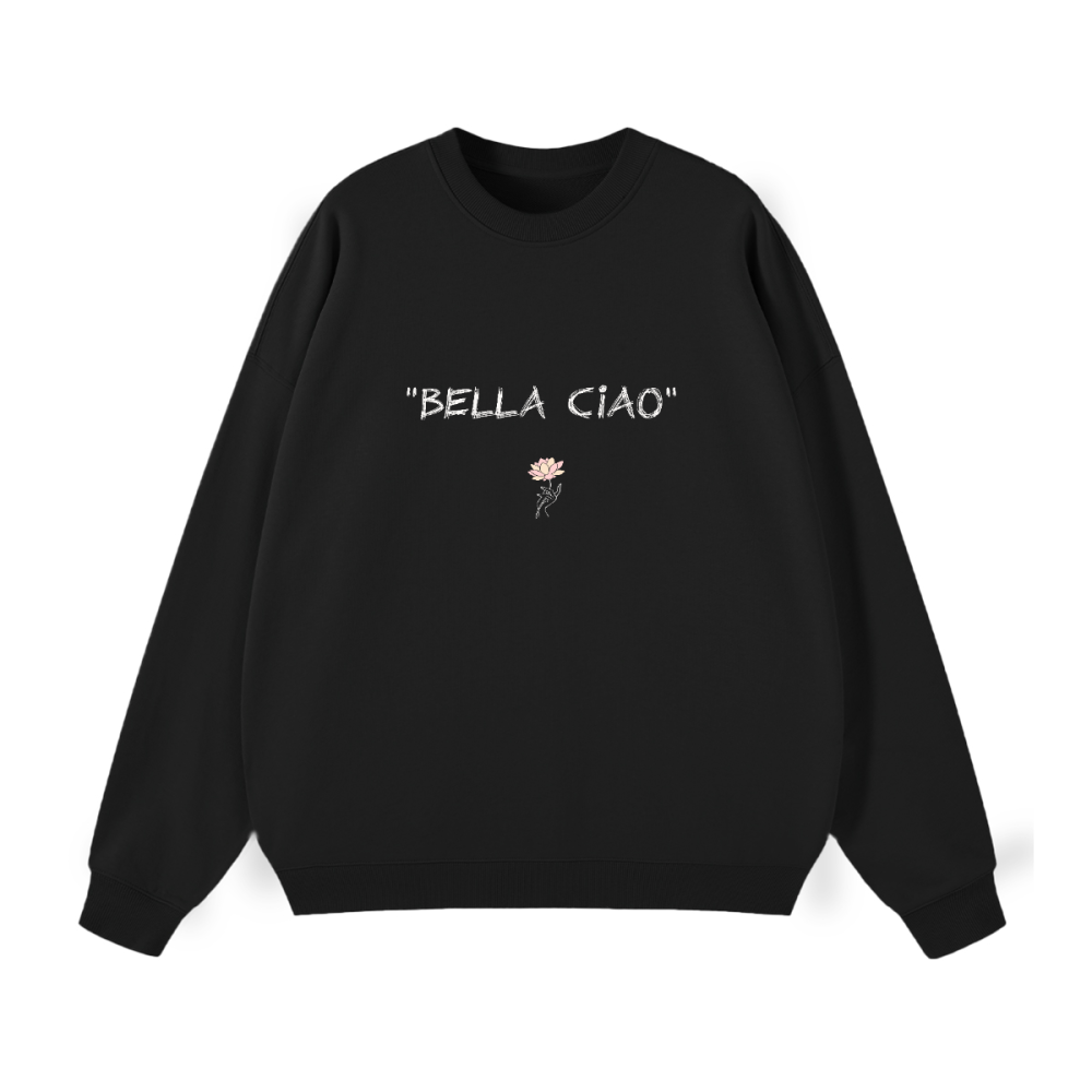 ‘ Lotus Flower ‘ Felpa Crewneck